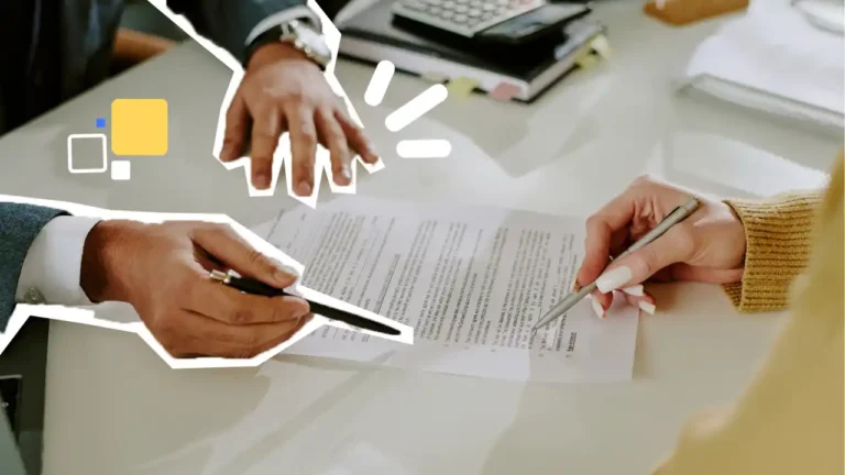 Signature d un document de formation sécurité au travail entre un formateur et un collaborateur Axio Protech