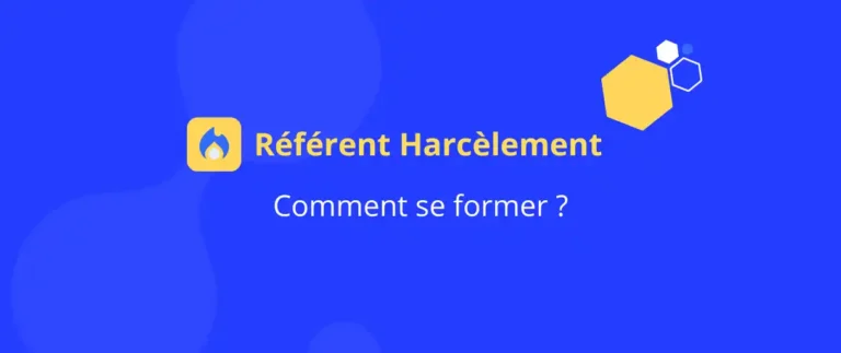 Visuel sur le rôle du Référent Harcèlement avec le titre : comment se former – prévention du harcèlement sexuel et agissements sexistes en entreprise